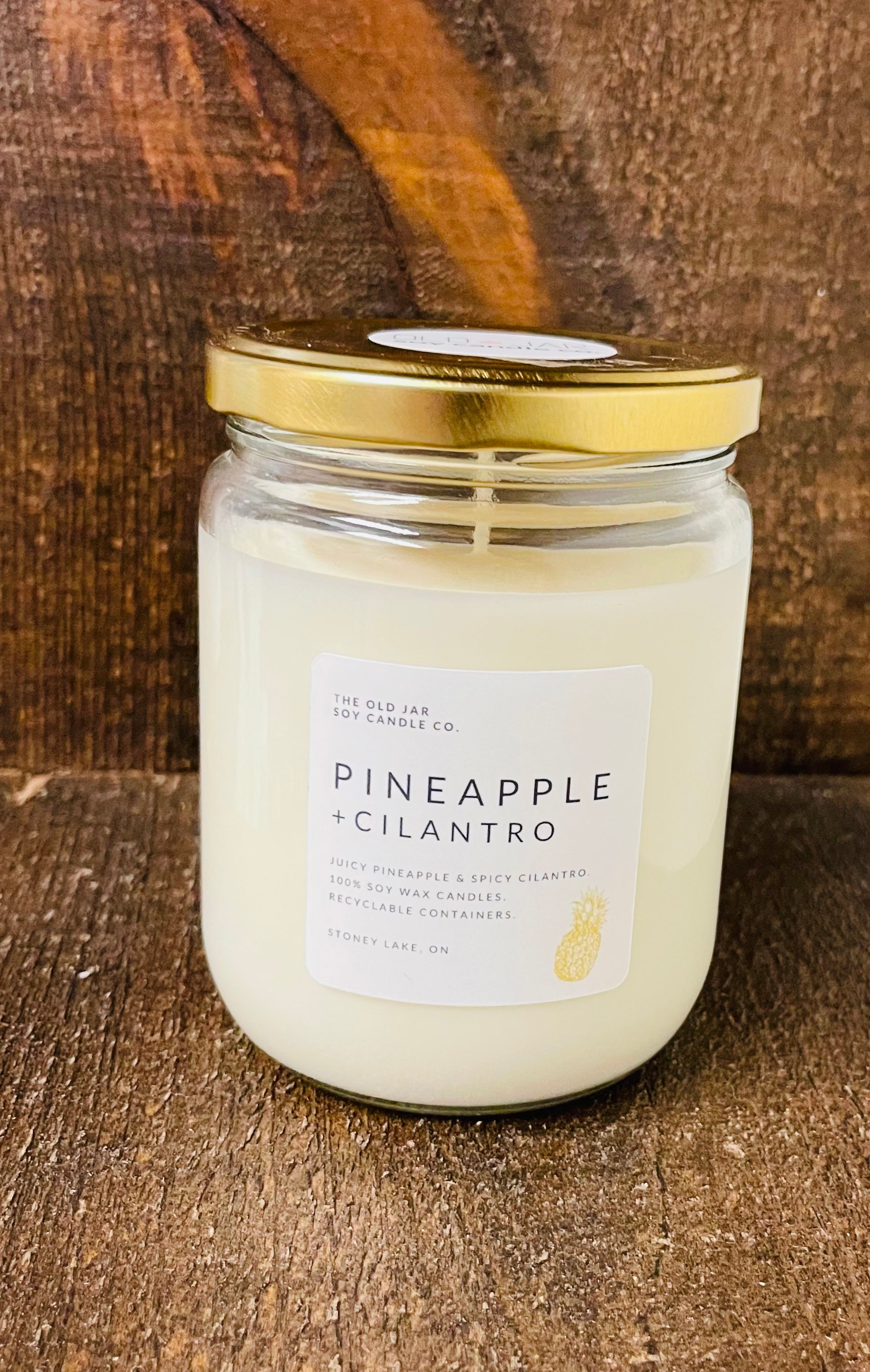 Pineapple + Cilantro Soy Candle