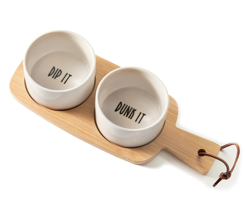 Condiment Bowl and Tray Set