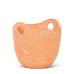 Load image into Gallery viewer, Woven Planter with Handles 6.5&quot; H
