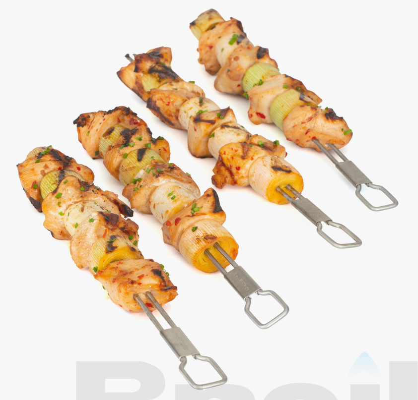 Skewers, Dual Prong -4PC SS