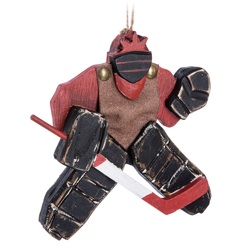 Goalie with Stick Ornament