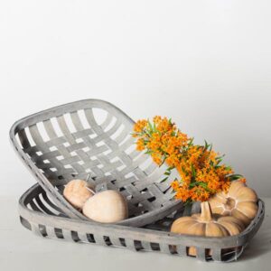 Rectangle Chipwood Baskets/Trays, 2 sizes