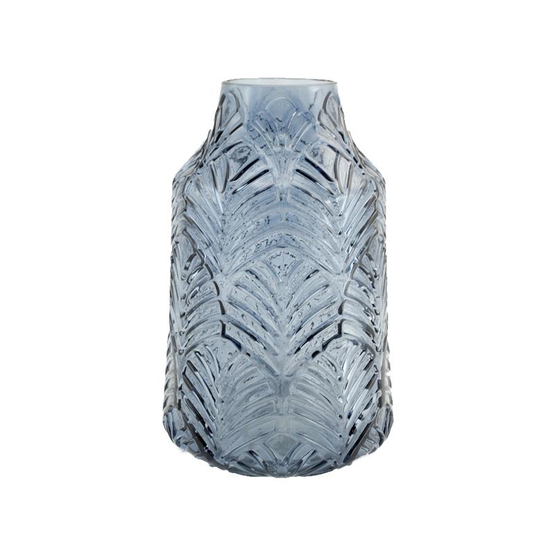Glass Vase, blue