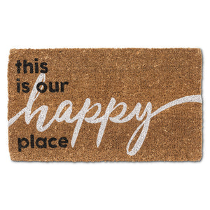 Graphic Happy Place Doormat 18x30"