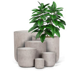 Load image into Gallery viewer, XXL Cement Grey Classic Planter 16&quot;H
