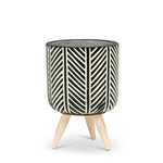 Load image into Gallery viewer, Herringbone Tripod Planter 4.5&quot; H

