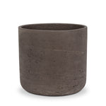 Load image into Gallery viewer, Large Cement Brown Classic Planter 10&quot; H
