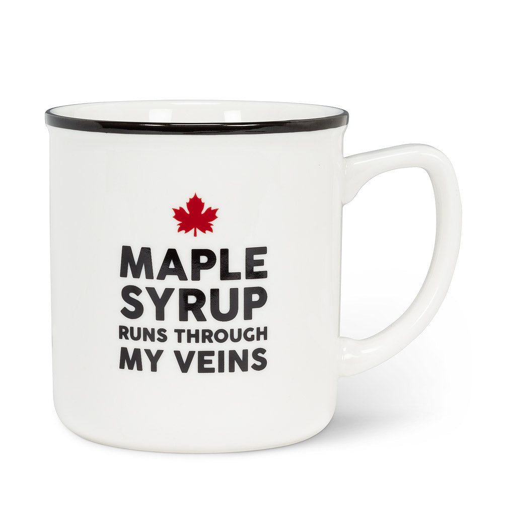 Maple Syrup runs through my Veins 14 oz Mug